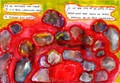 Aquarelle - "Gravats de la cage thoracique"