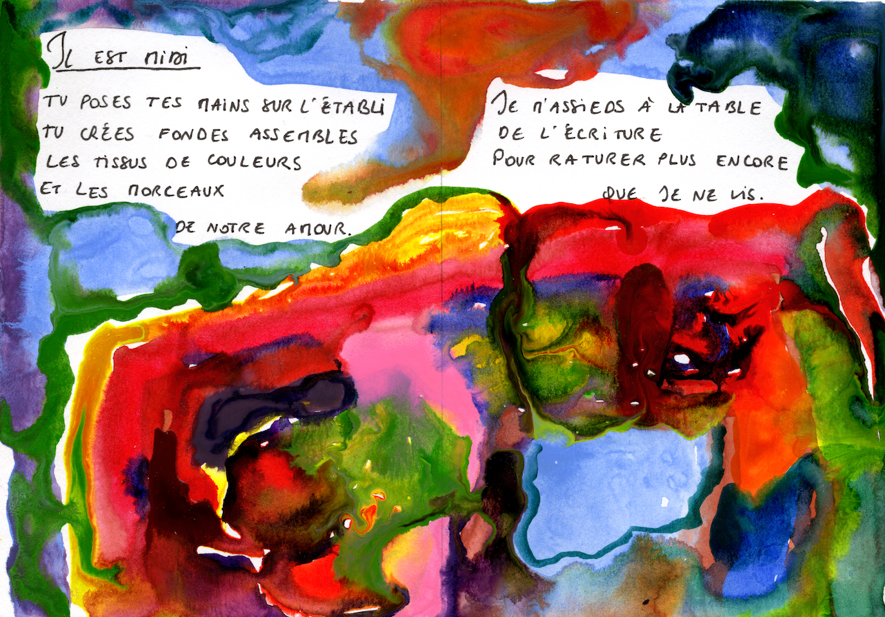 Aquarelle - "Il est midi"