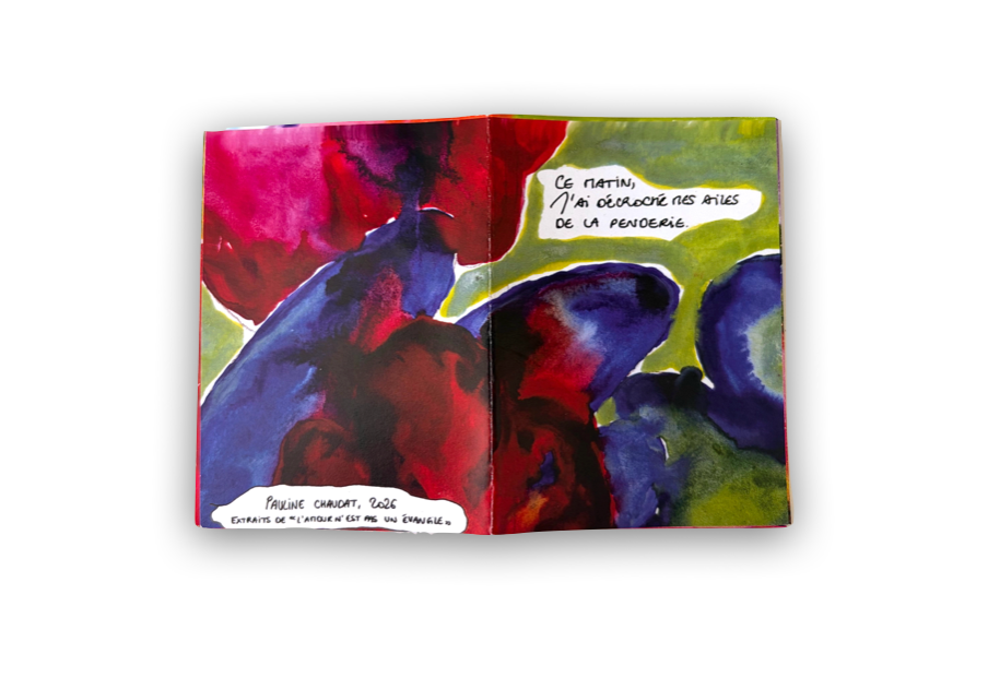 Zine - "Ce matin, j'ai décroché mes ailes de la penderie"
