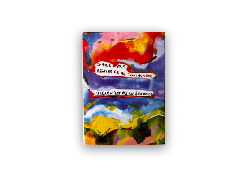Zine - "Chaque jour, essayer de me convaincre"